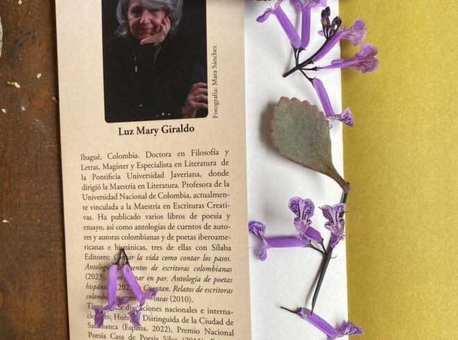 Una poesía de conciencia del desastre: entrevista a Luz Mary Giraldo